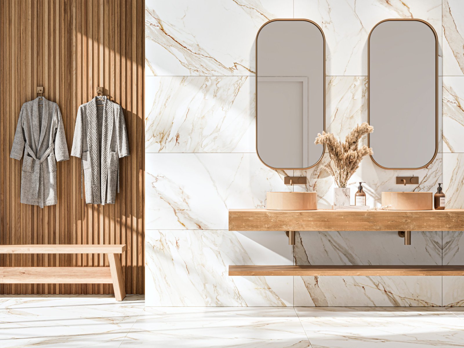 Porcelanato Gran Calacatta Polido 62x1,22 (cod20455) - Imagem 2